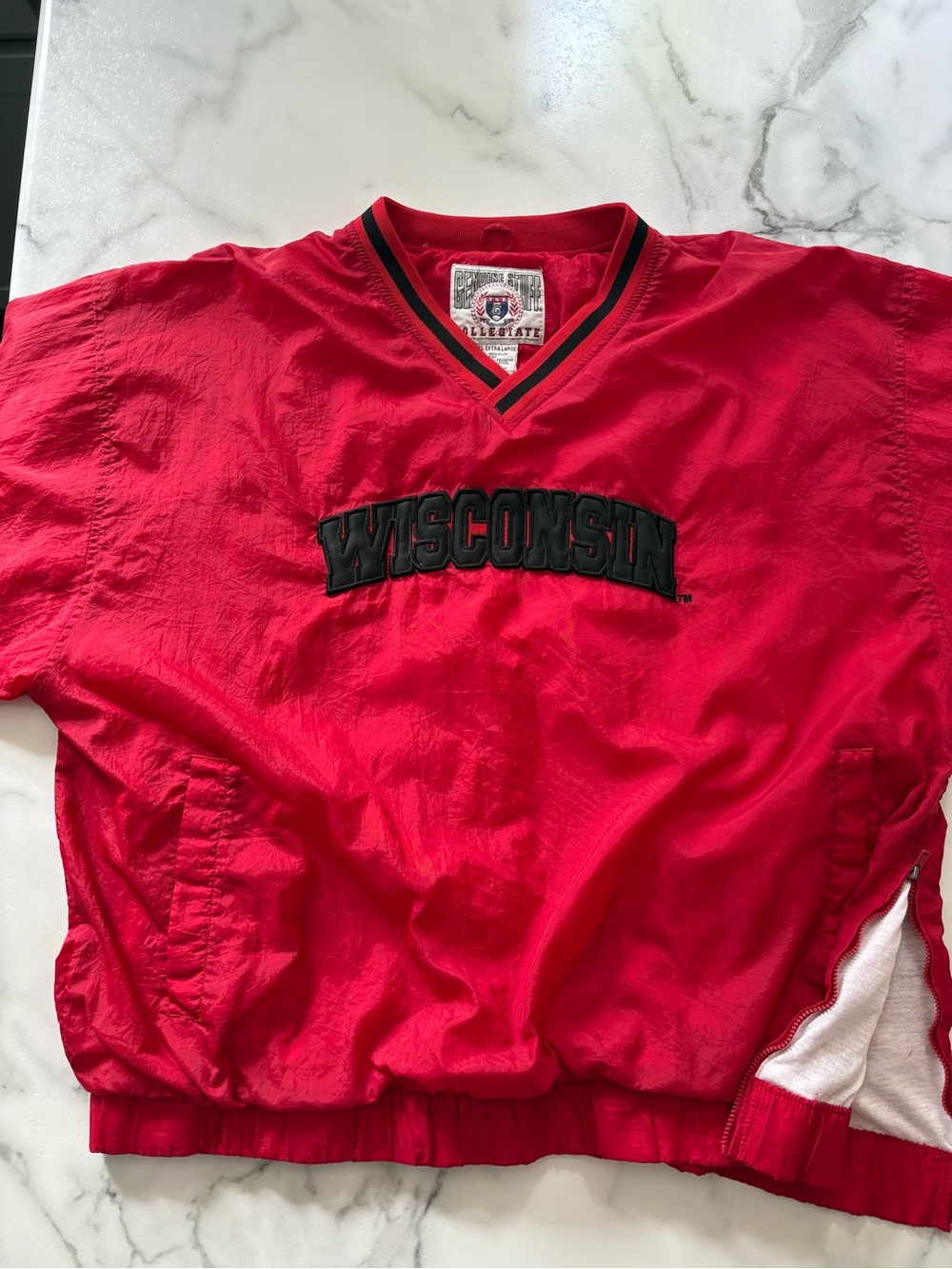 Vintage 90s/00s Wisconsin Badgers Pullover Windbreaker